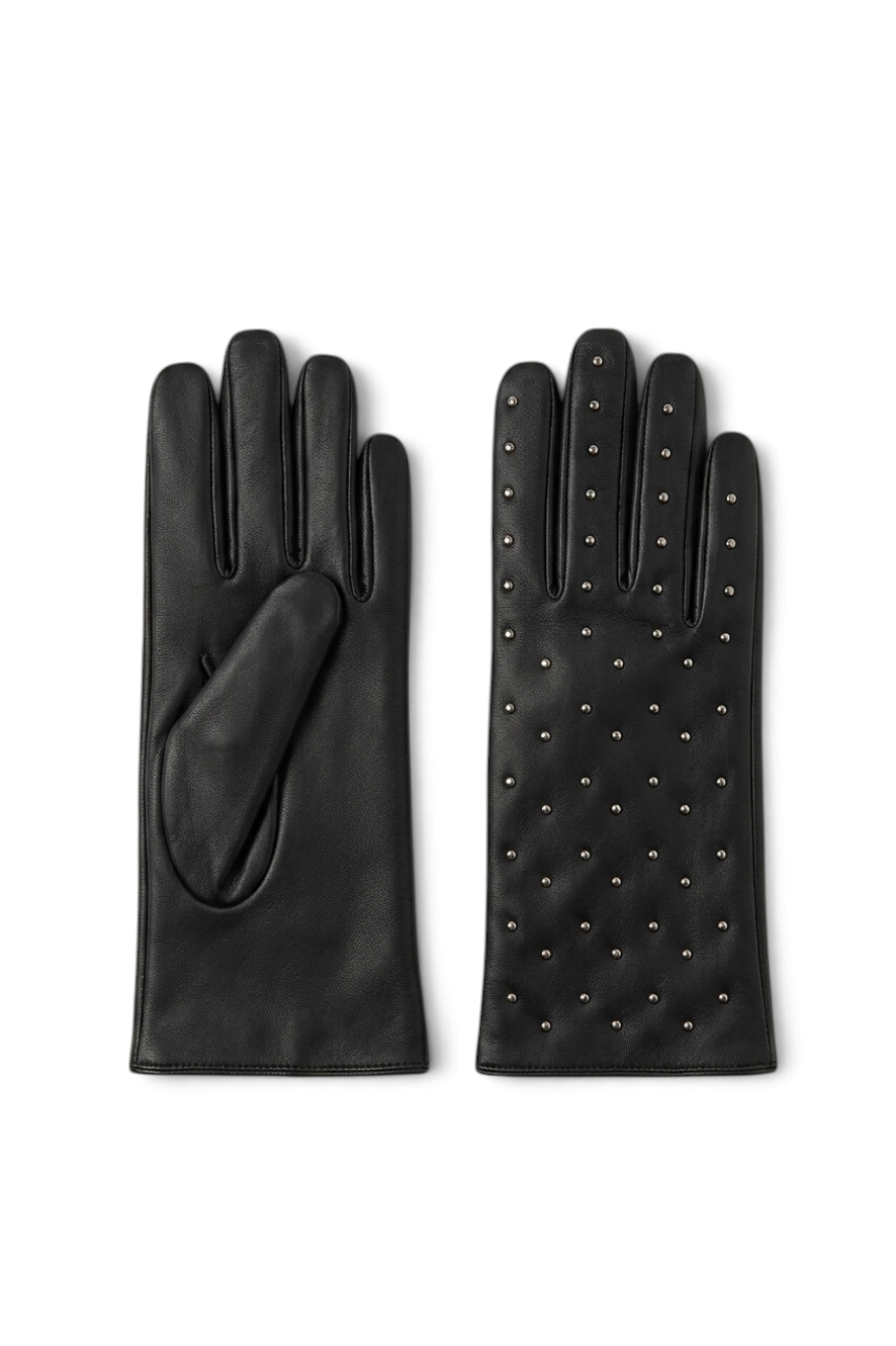Studded Leather Gloves