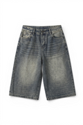 Loose Fit Denim Shorts