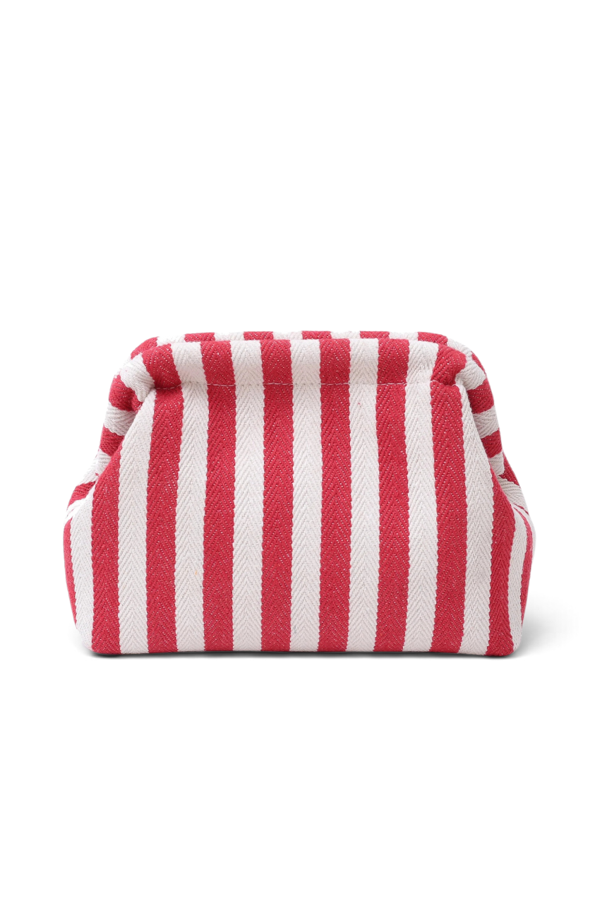 Striped Clutch Handbag