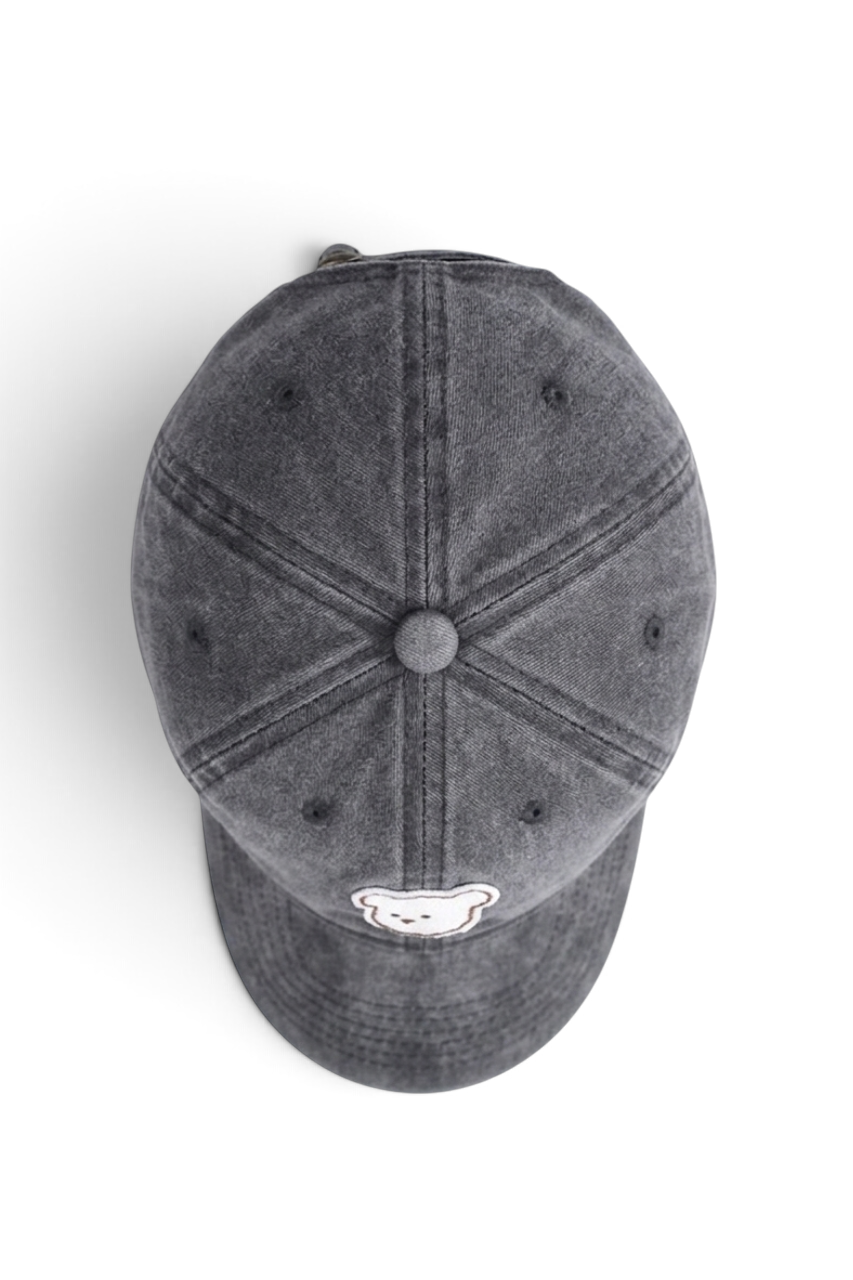 Bear Embroidered Cap