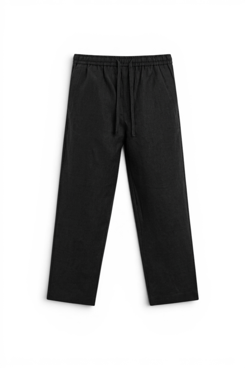 Loose Fit Cotton Linen Pants