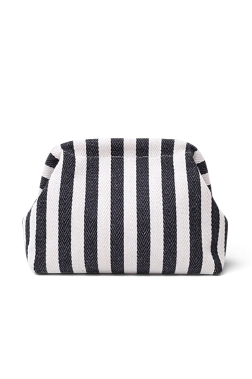 Striped Clutch Handbag