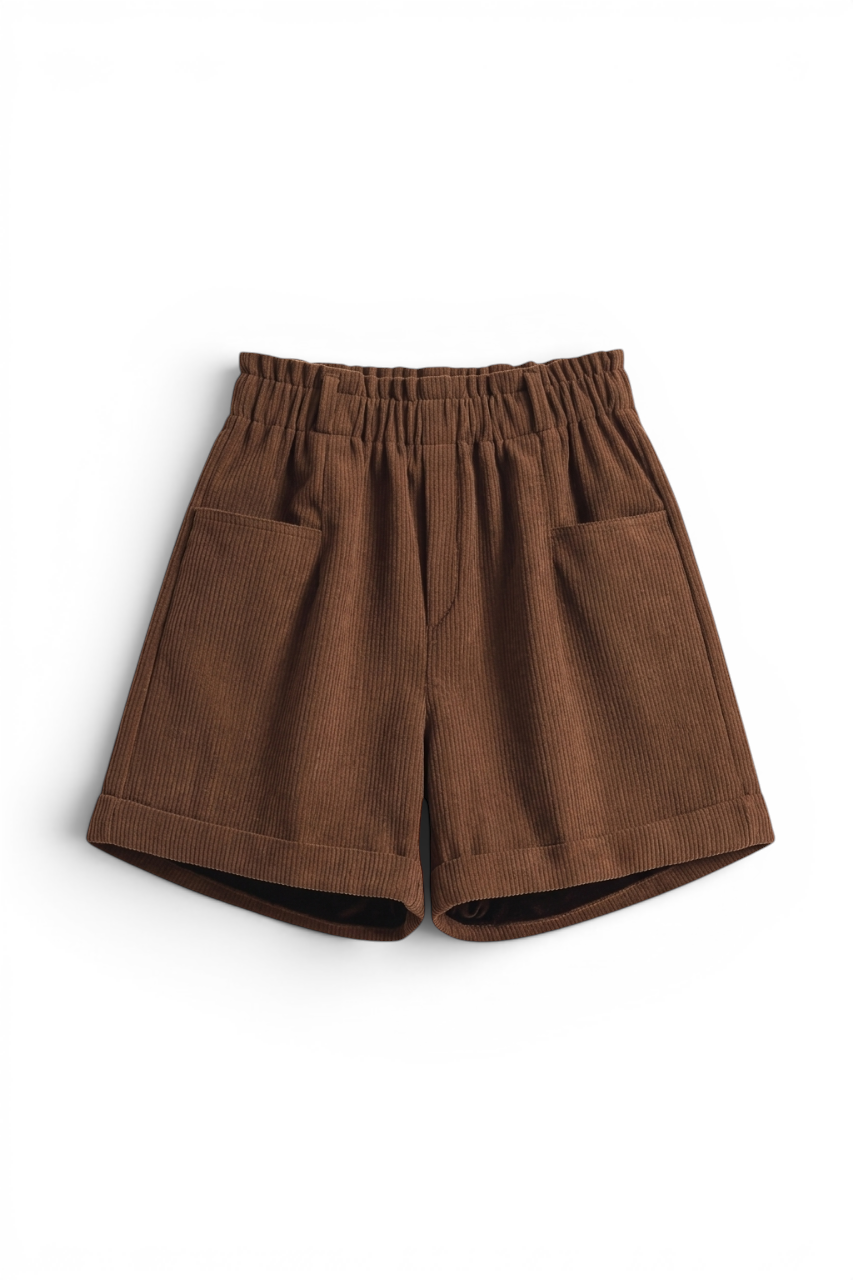 High Waist Trouser Shorts