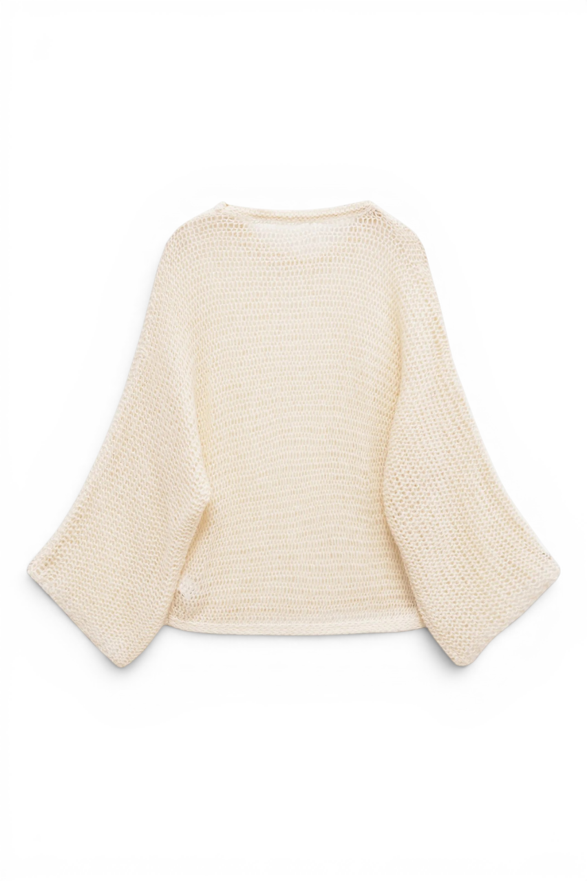 Loose Fit Knit Pullover Sweater