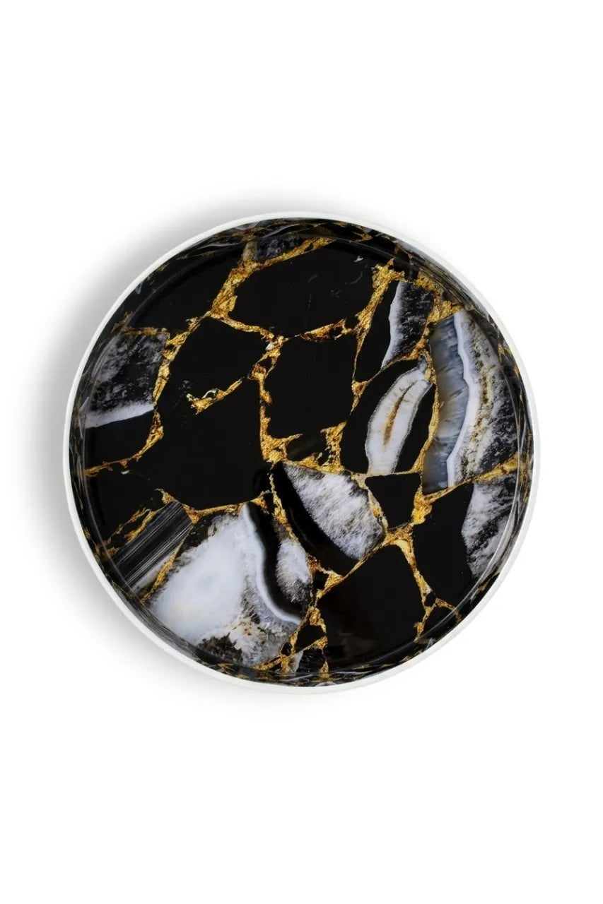 Round Marble Tray