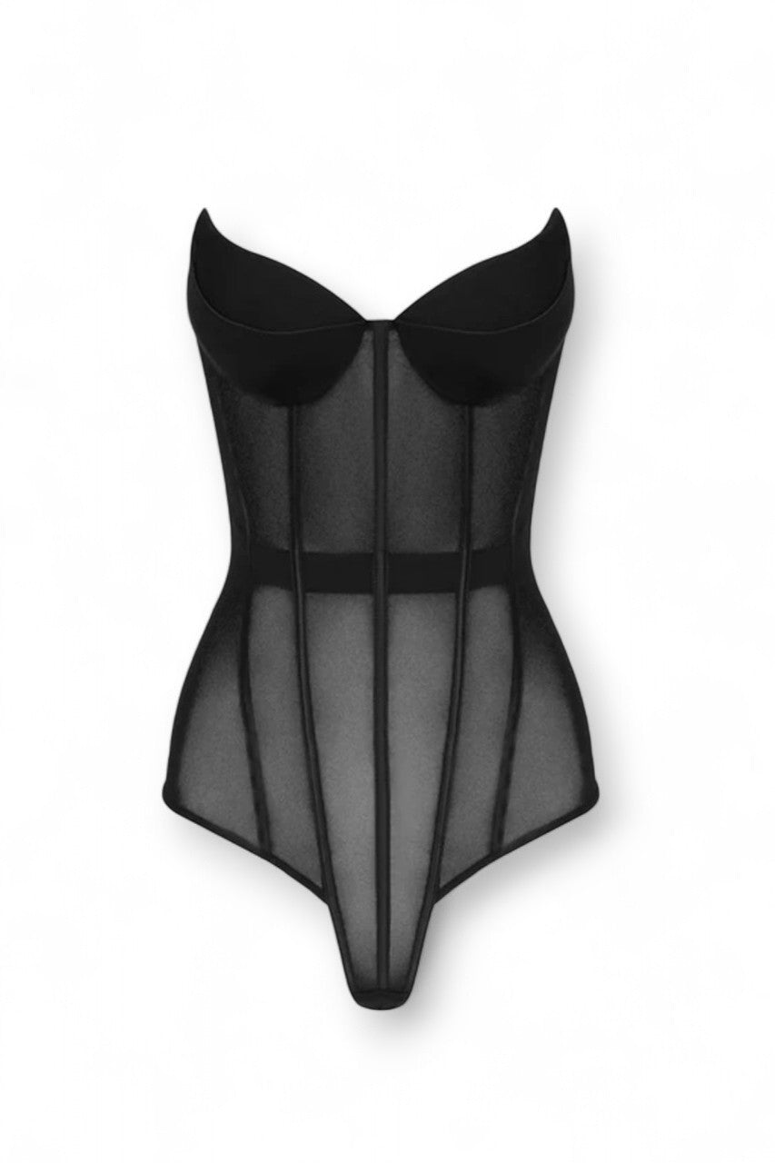 Mesh Lace Bodysuit