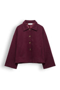 Wool Blend Single Breast Coat