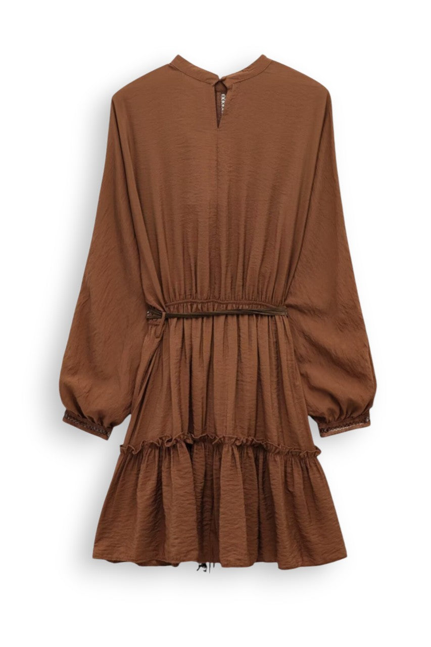 Layered Belt Dress